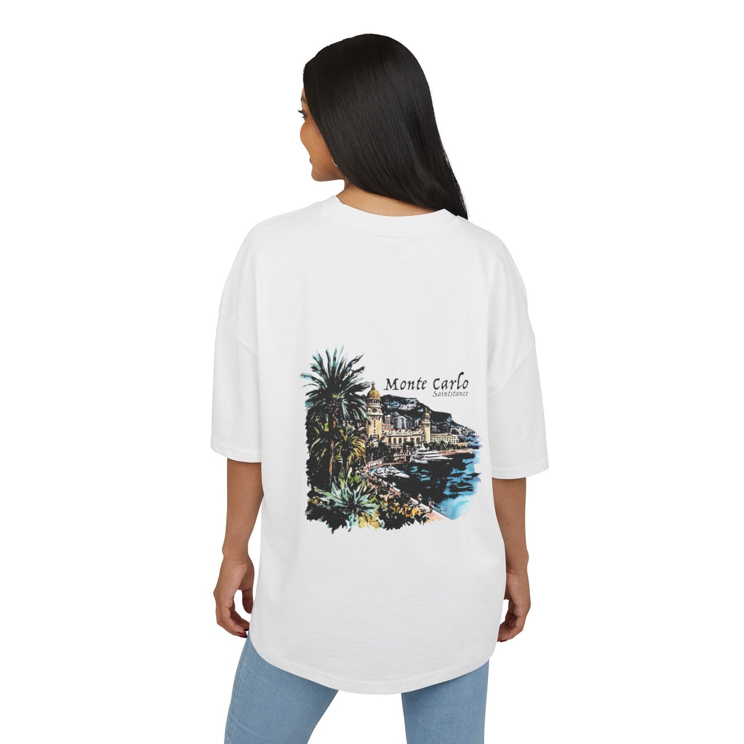 T-shirt Unsiexe Oversize Monte Carlo