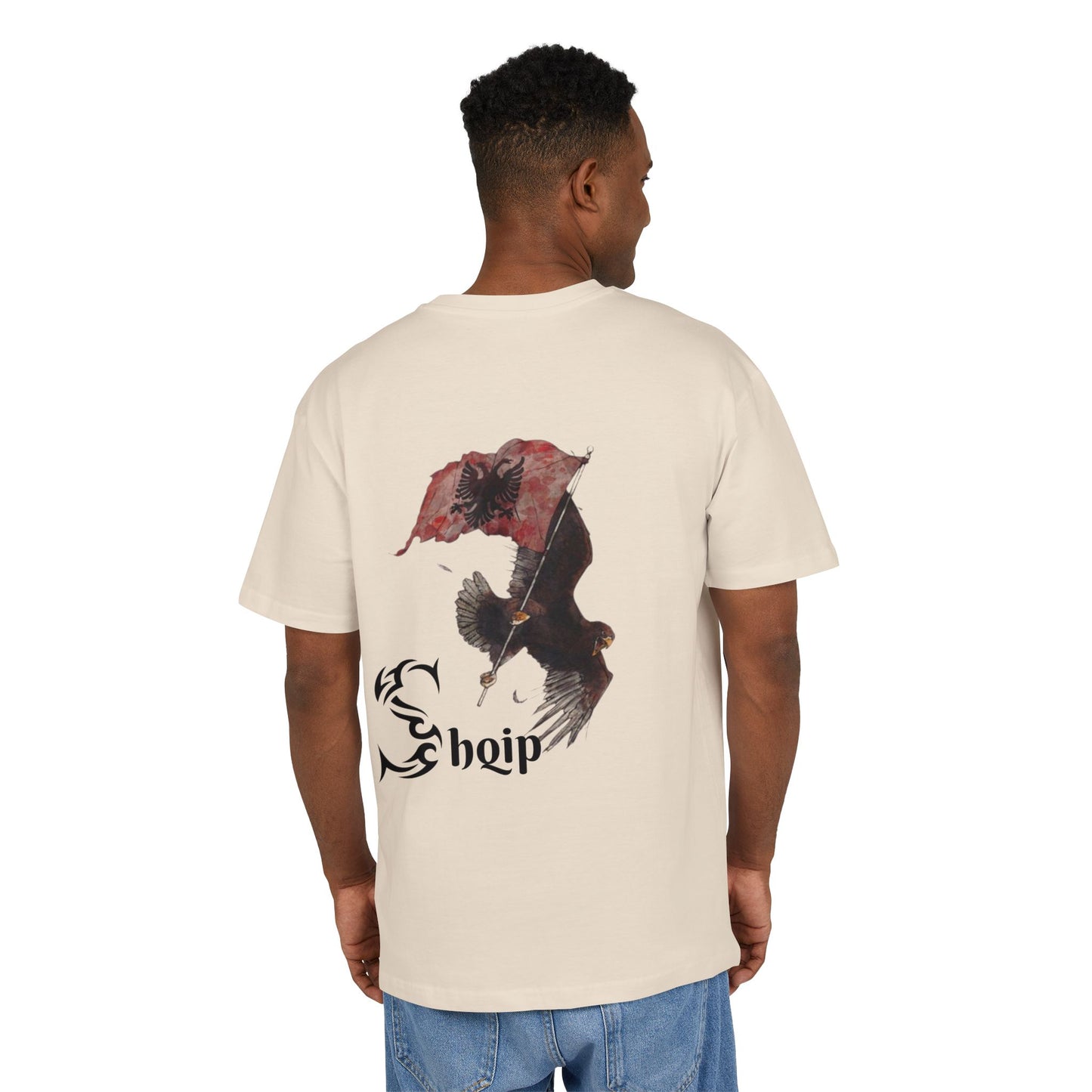 T-shirt Unsiexe Oversize Shqip