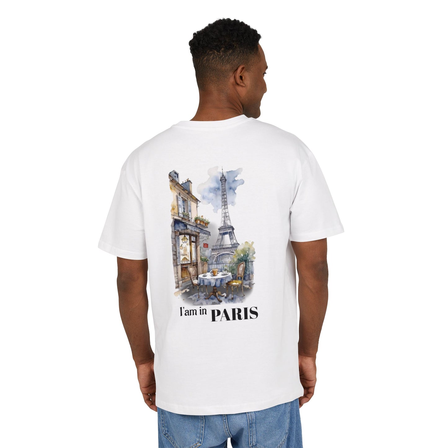 T-shirt Unisexe Oversize In Paris